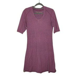 Earthtec Activewear Dress Womens Small Recycled Organic Cotton Purple Athletic